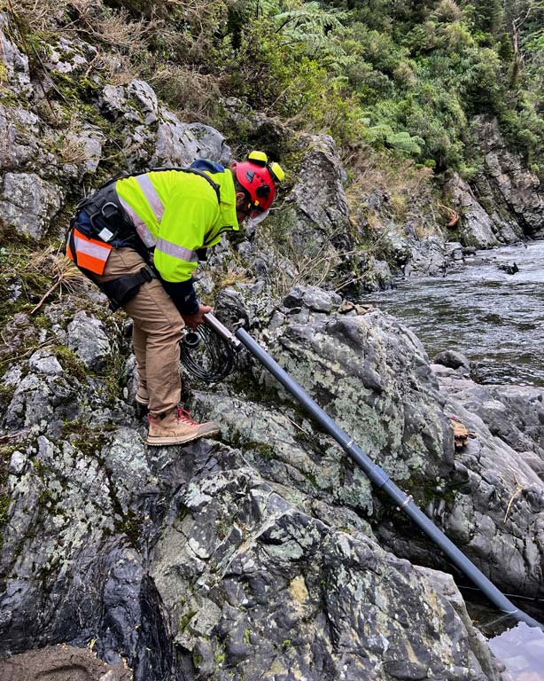 monitoring sediment in Kaitoke waterway